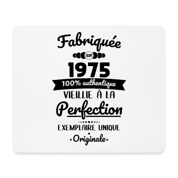 50 Jahre Jubiläum - Made in 1975 Original - Mousepad (Querformat) - Weiß - Vorne