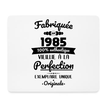 40 Year Anniversary - Made in 1985 Original - Mouse Pad (horizontal) - white - Front