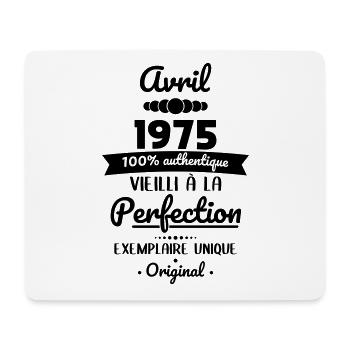 50th Anniversary - April 1975 Original - Mouse Pad (horizontal) - white - Front