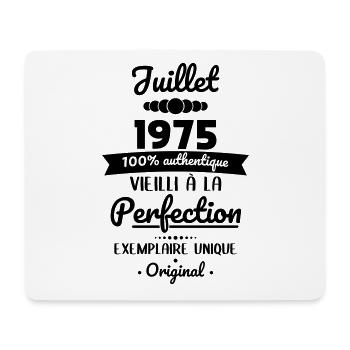 50th Anniversary - July 1975 Original - Mouse Pad (horizontal) - white - Front