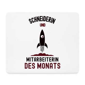 Mitarbeiterin des Monats Schneiderin Schneider - Mousepad (Querformat) - Weiß - Vorne