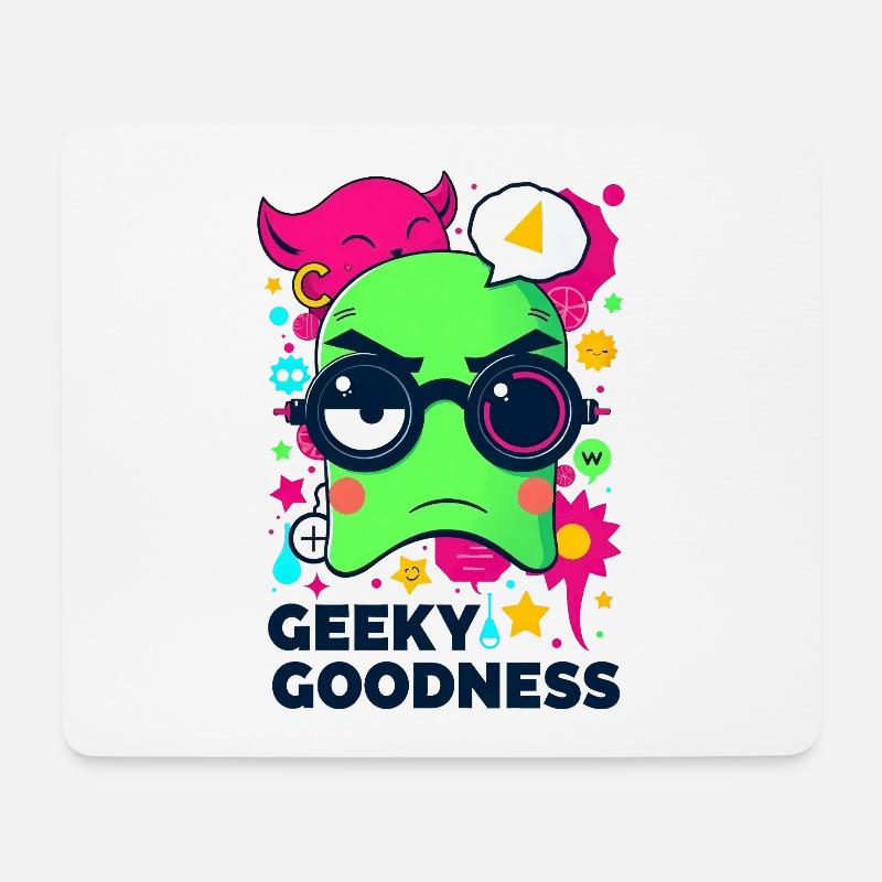 Geeky Goodness - Mouse Pad (horizontal) - white
