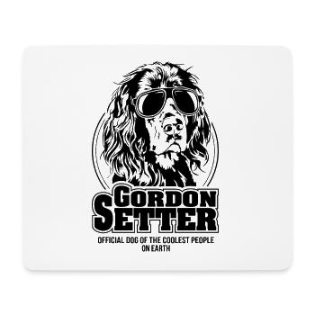 GORDON SETTER coolest people Hunde Spruch Wilsigns - Mousepad (Querformat) - Weiß - Vorne
