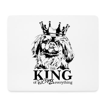 Roi pékinois de tout Dire Chiens Wilsigns - Tapis de souris (format paysage) - blanc - Devant