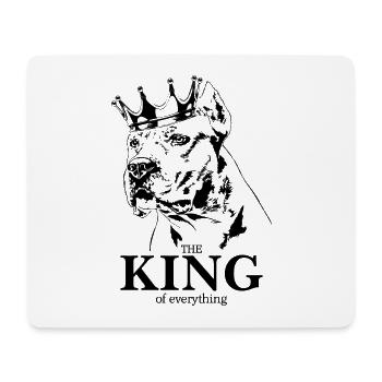 Dogo Argentino King of everything Dogs Wilsigns - Mouse Pad (horizontal) - white - Front