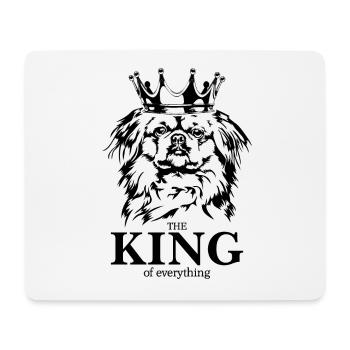 Pékinois Roi de tout Dire Chiens Wilsigns - Tapis de souris (format paysage) - blanc - Devant