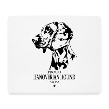Hanovrien Chien Mom Chien Chien Chasse Chiens Wilsigns - Tapis de souris (format paysage) - blanc - Devant