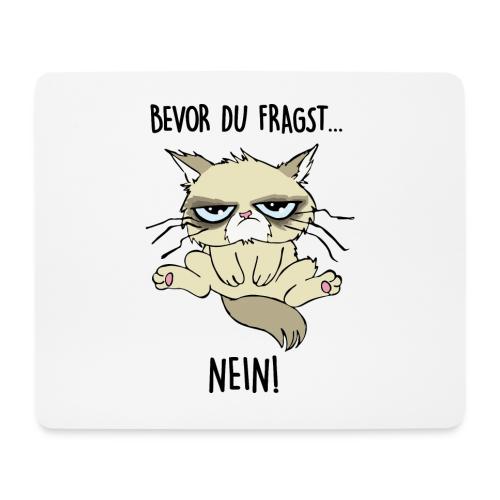 Bevor du fragst... NEIN - Mousepad (Querformat)