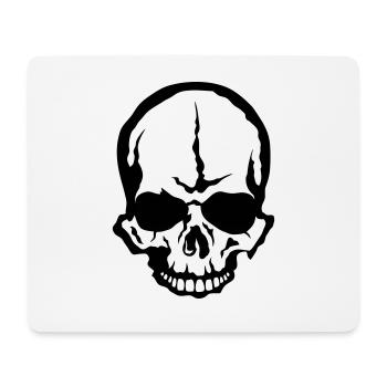 crane tete de mort 21 5 - Tapis de souris (format paysage) - blanc - Devant