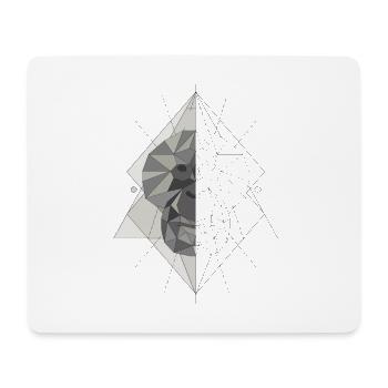 Orang Polygon - Mousepad (Querformat) - Weiß - Vorne