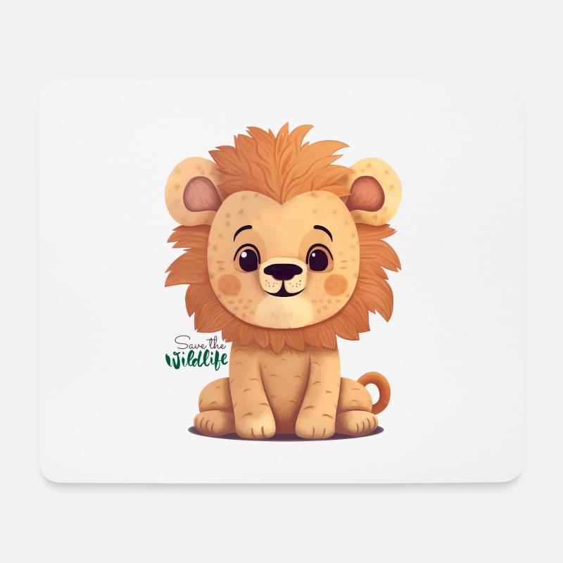 Save the wildlife !! - Mouse Pad (horizontal) - white