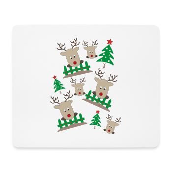 Weihnachten - Mousepad (Querformat) - Weiß - Vorne