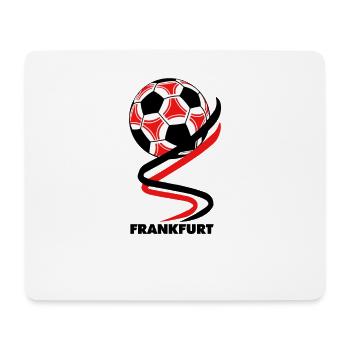 Fußball - Frankfurt - Mousepad (Querformat) - Weiß - Vorne