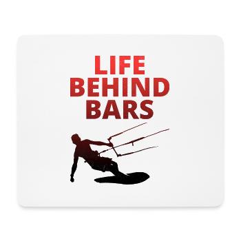 Kitesurfen Kitesurfen Kiteboarding Kiteboarder - Mousepad (Querformat) - Weiß - Vorne