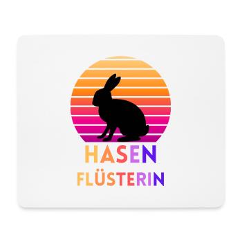 Bunny Whisperer - Mouse Pad (horizontal) - white - Front