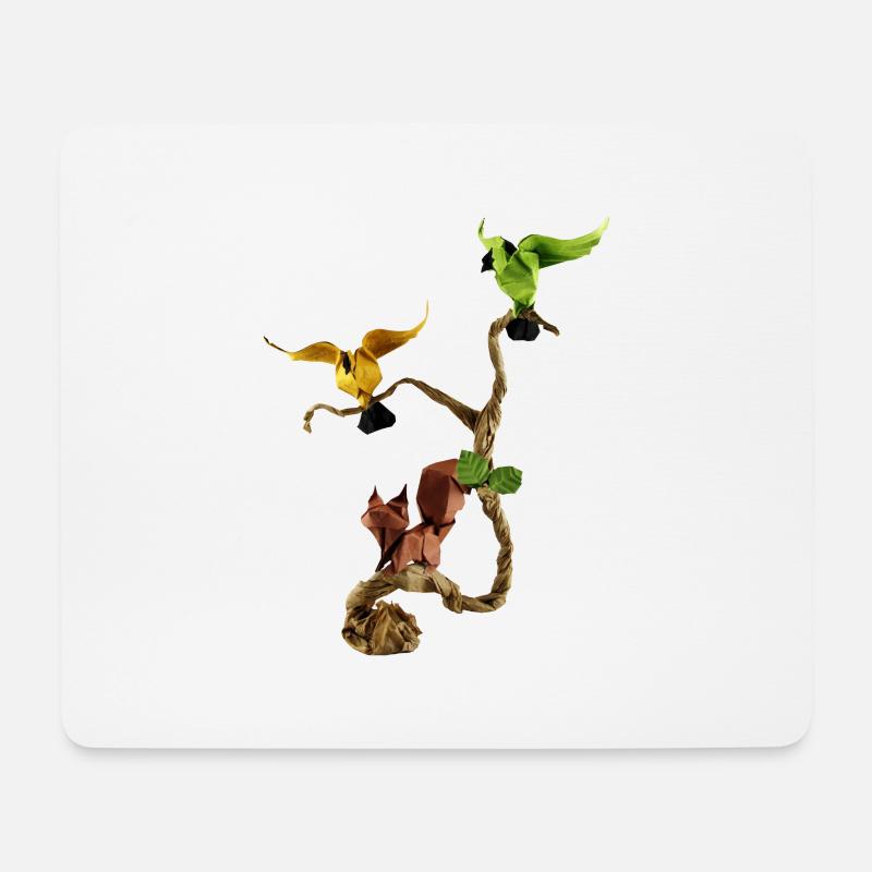 Frühling Wecker - Frühling - Mousepad (Querformat) - Weiß