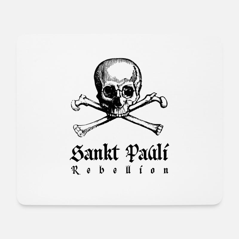 Saint Pauli Rebellion - Mouse Pad (horizontal) - white