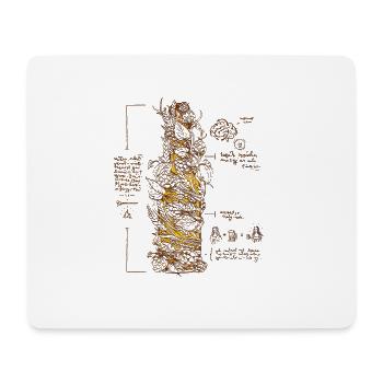 Bière Da Vinci - Tapis de souris (format paysage) - blanc - Devant