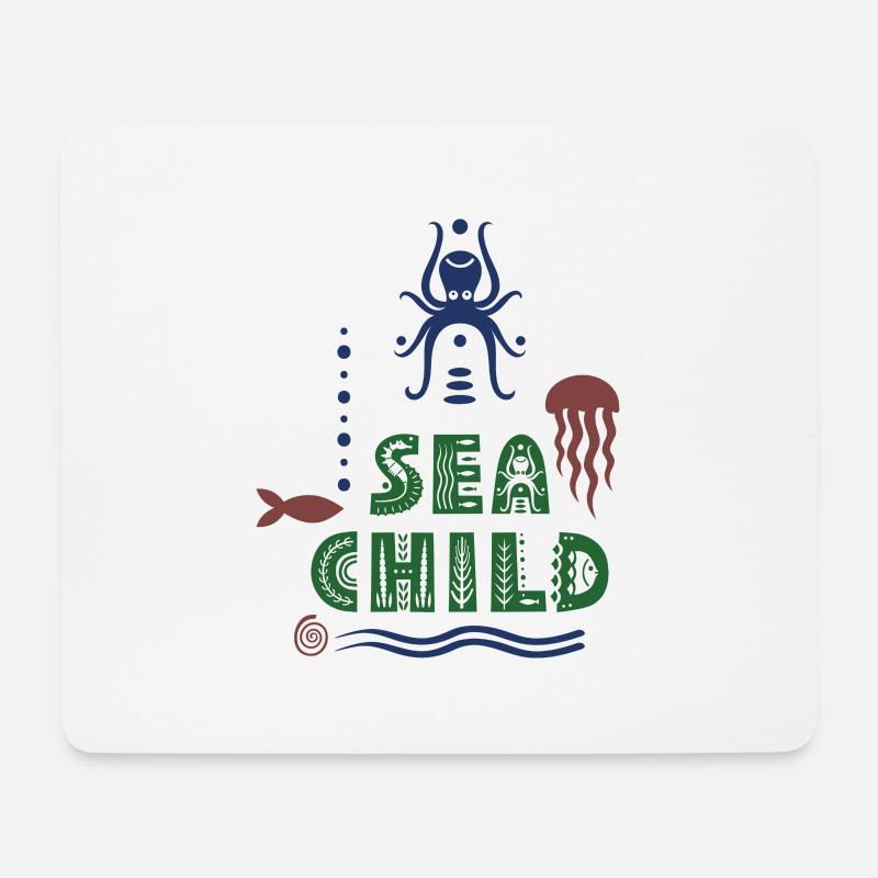 Design für Taucher - Mousepad (Querformat) - Weiß