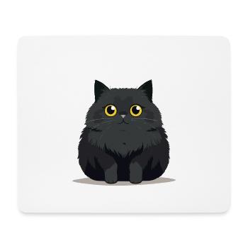 Chonky Cat - Cute Pet Sticker - Mouse Pad (horizontal) - white - Front