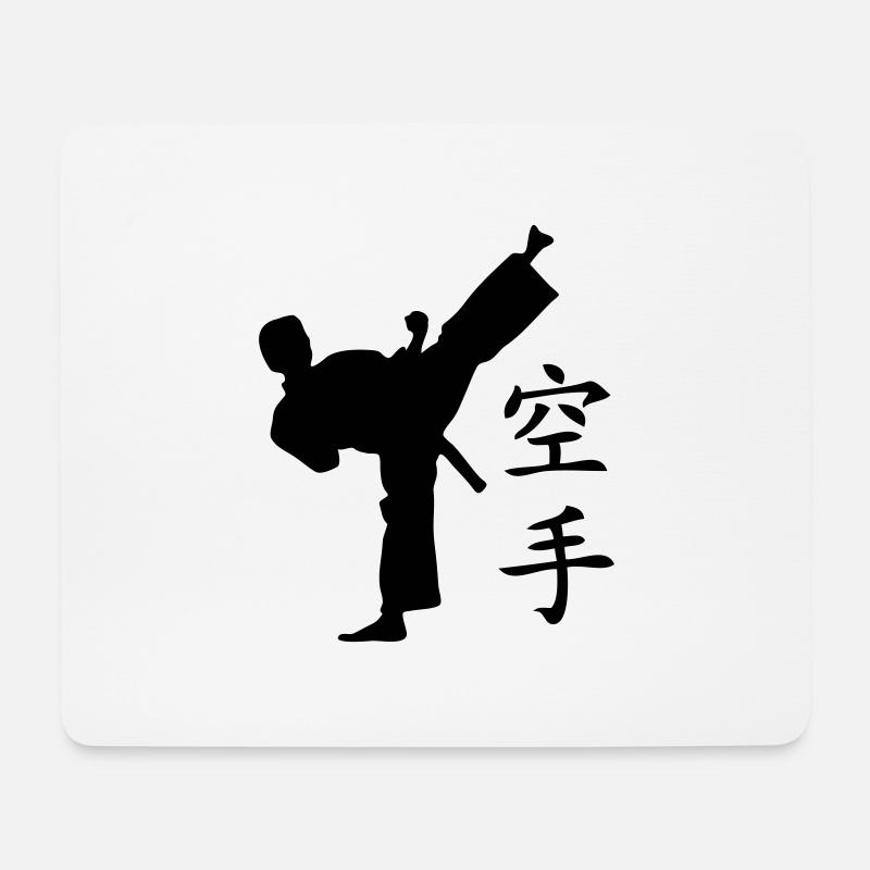 karate - Mouse Pad (horizontal) - white