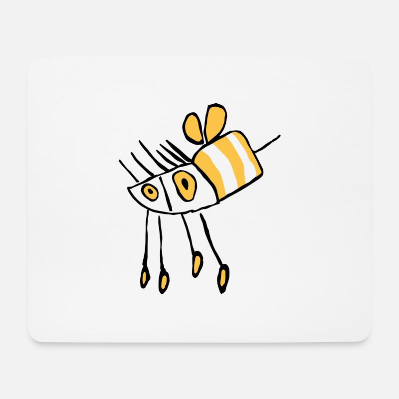 Bees - Mouse Pad (horizontal) - white