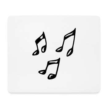 Note - Mousepad (Querformat) - Weiß - Vorne