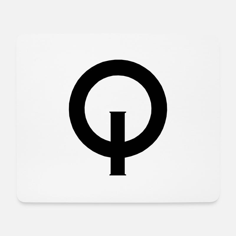 Optimist - Mousepad (Querformat) - Weiß