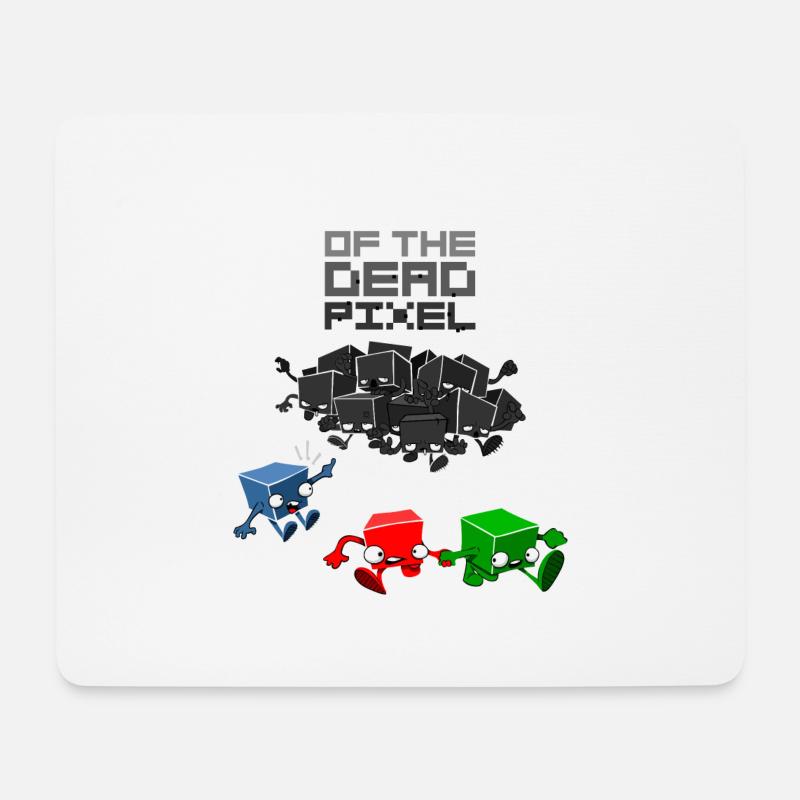 dead pixel - Mousepad (Querformat) - Weiß