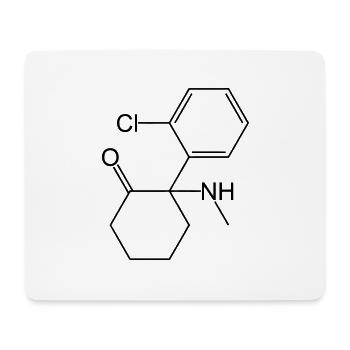 Ketamin - Mousepad (Querformat) - Weiß - Vorne