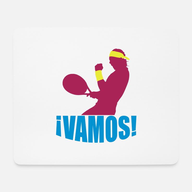 ¡VAMOS! - Mousepad (Querformat) - Weiß