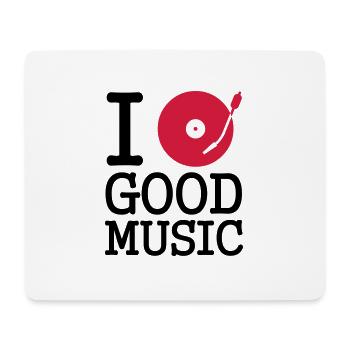 I dj / play / listen to - Mousepad (Querformat) - Weiß - Vorne