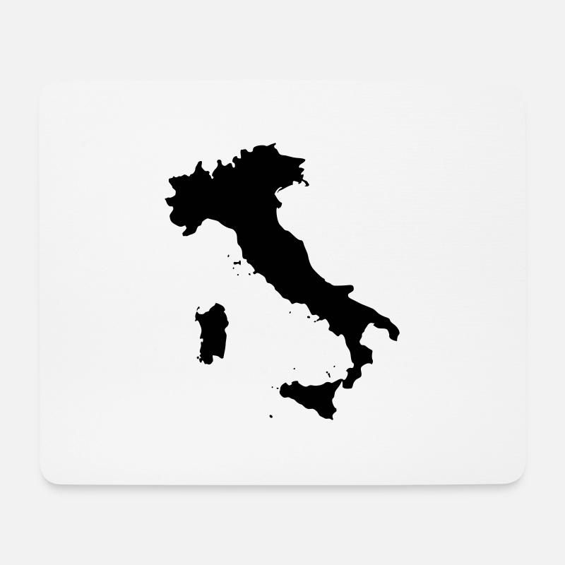 Italien - Mousepad (Querformat) - Weiß