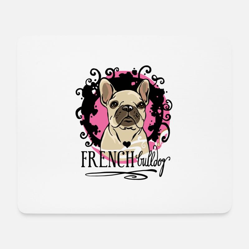 Pink - Mousepad (Querformat) - Weiß