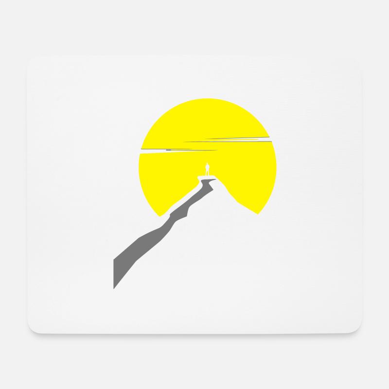 On the way, "Wanderlust" - Mouse Pad (horizontal) - white