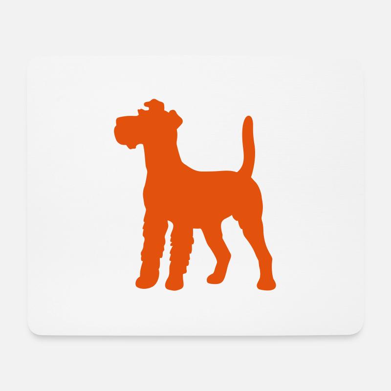 Irish Terrier Umhängetasche - Mousepad (Querformat) - Weiß