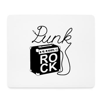 Punk rock Amp - Tapis de souris (format paysage) - blanc - Devant