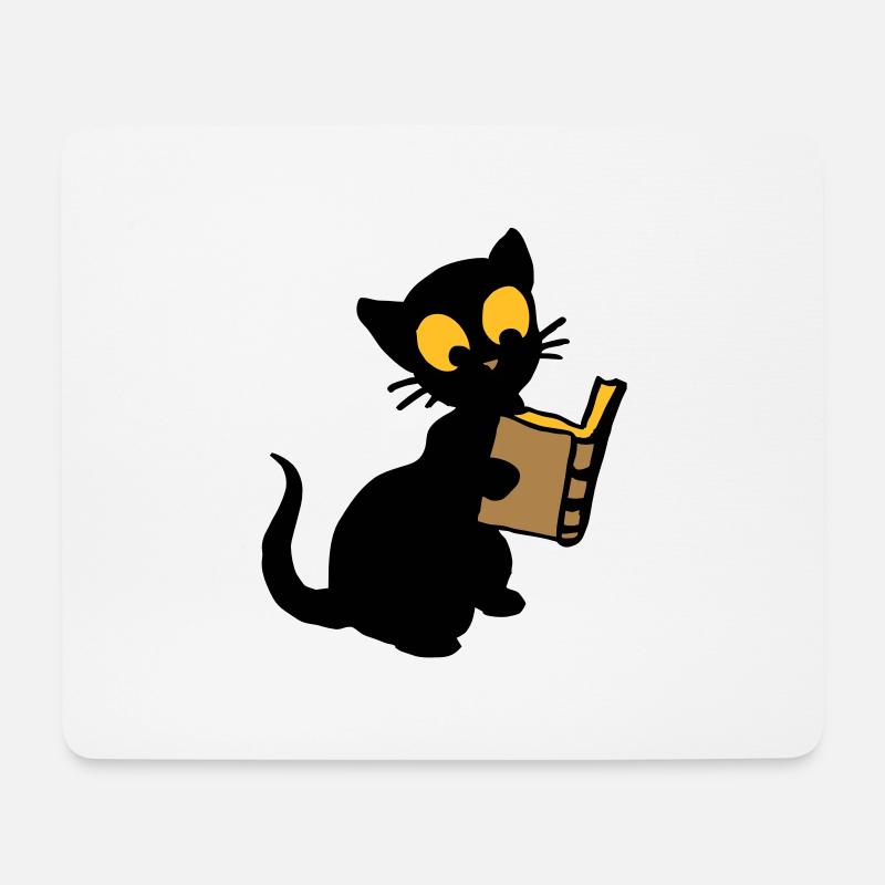 The book - Mouse Pad (horizontal) - white