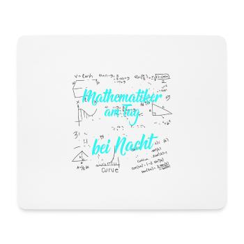 Mathematik Shirt · Mathematiker · Monster Jäger - Mousepad (Querformat) - Weiß - Vorne