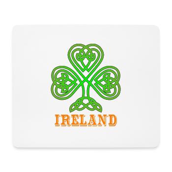 IRELAND - Irlande - Tapis de souris (format paysage) - blanc - Devant