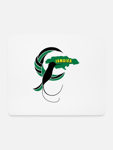 Jamaica Wear - Doctor Bird Island - Mousepad (Querformat) - Weiß