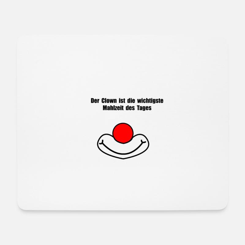 clown - Mousepad (Querformat) - Weiß