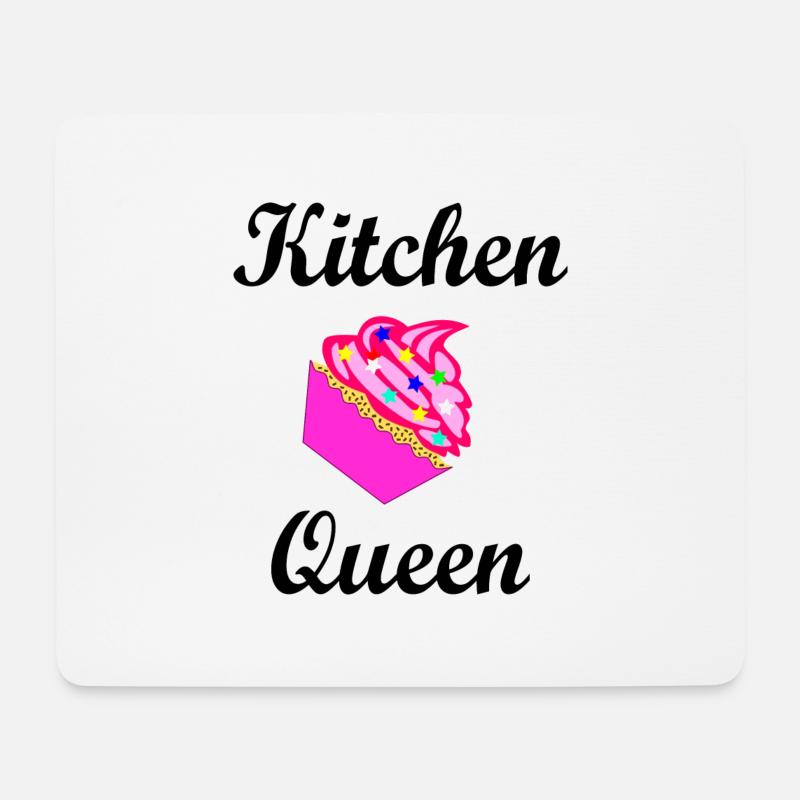 Kitchenqueen - die Back und Küchenkönigin - Mousepad (Querformat) - Weiß