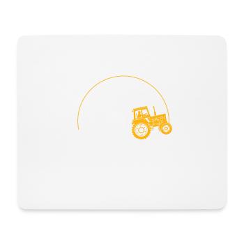 Traktor Shirt · Landwirtschaft · Traktor Evolution - Mousepad (Querformat) - Weiß - Vorne