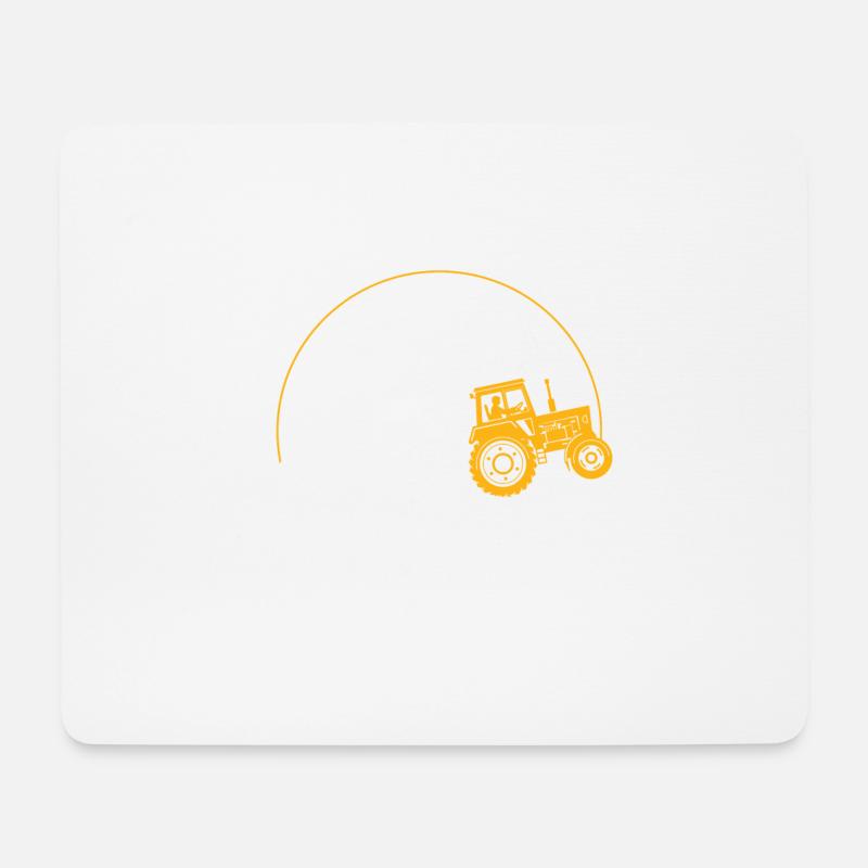 Traktor Shirt · Landwirtschaft · Traktor Evolution - Mousepad (Querformat) - Weiß
