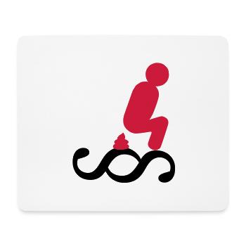 Fuck the Law - Mouse Pad (horizontal) - white - Front