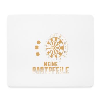 Dart Shirt · Darts · Darten · Nerv mich nicht - Mousepad (Querformat) - Weiß - Vorne