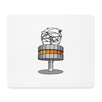 World time clock BERLIN c - Mouse Pad (horizontal) - white - Front
