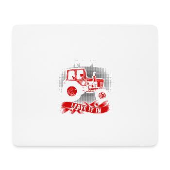 Traktor Landwirtschaft Bauer Geschenk · Traktor - Mousepad (Querformat) - Weiß - Vorne