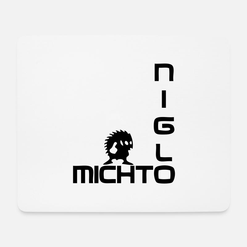 Niglo - Mousepad (Querformat) - Weiß